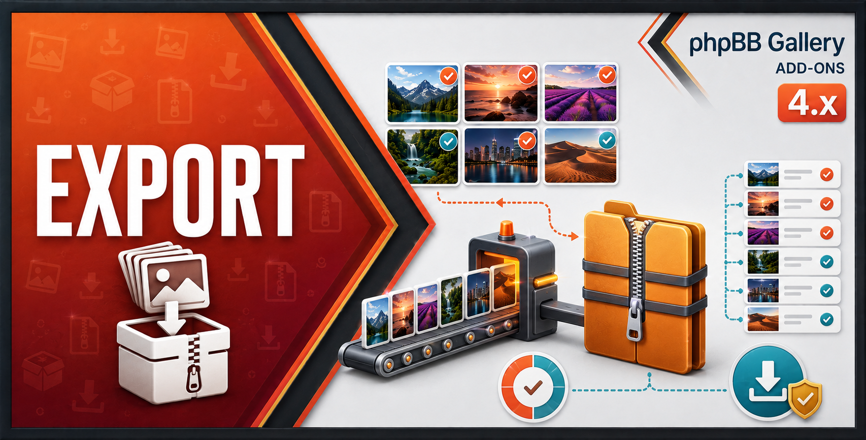 phpBB Gallery Addon: Export